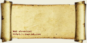 Tamara Backović vizit kartica